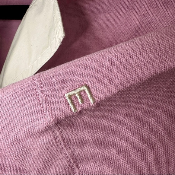 Everlane Polo Dress Organic Cotton Preppy Tenniscore XS Pink/White - Picture 10 of 15